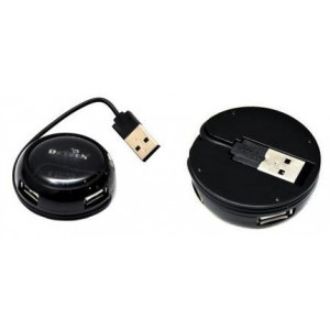USB разветвители (HUB) USB внешний; 4 порта DeTech DE-V1