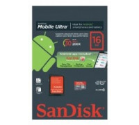 Карта памяти micro SDHC 16Gb SanDisk (SDSDQUA-016G-U46A)