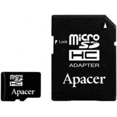 Карта памяти micro SDHC 16Gb Apacer; Class 10 UHS-I; With SD-adapter (AP16GMCSH10U1-R)