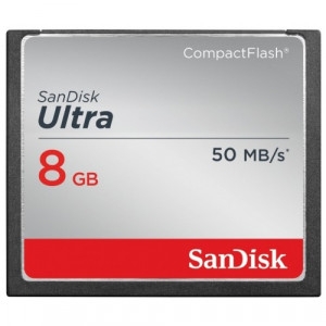 Карта памяти CF 8Gb SanDisk; Ultra 50MB/s (SDCFHS-008G-G46)