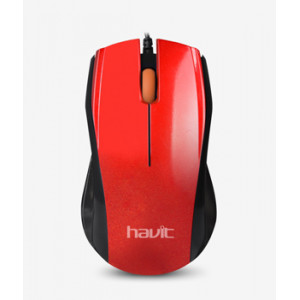 Мышь проводная Havit HV-MS689; USB; Black&Red 