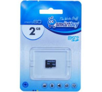 Карта памяти micro SD 2Gb Smart Buy; Class 4 (SB2GBSD-00)