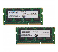 Оперативная память DDR3 SDRAM SODIMM 2x8Gb PC3-12800 (1600); Crucial (CT2KIT102464BF160B)