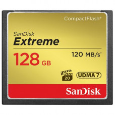 Карта памяти CF; 128Gb; SanDisk; Extreme R120/W85MB/s (SDCFXSB-128G-G46)