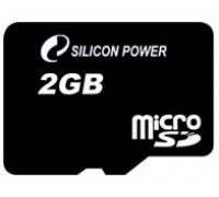 Карта памяти micro SD 2Gb Silicon Power; No adapters (SP002GBSDT000V10)