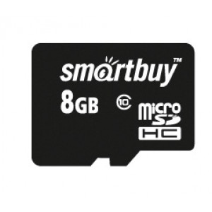 Карта памяти micro SDHC 8Gb Smart Buy; Class 10 (SB8GBSDCL10-00***)