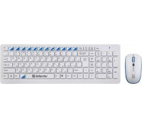 Клавиатура+мышь беспроводная Defender Skyline 895; Nano; USB; White