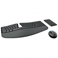 Клавиатура+мышь беспроводная Microsoft WL MICROSOFT Sculpt Ergonomic Desktop (L5V-00017); Wireless; Black