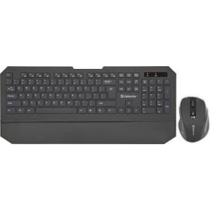 Клавиатура+мышь беспроводная Defender Berkeley C-925; USB; Black (45925)