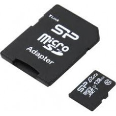 Карта памяти micro SDXC 128Gb SiliconPower Elite (SP128GBSTXBU1V10SP); Class 10; SD-adapter