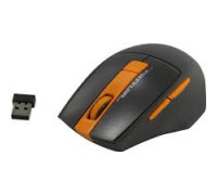 Мышь беспроводная A4Tech Fstyler FG30; USB; Wireless; Grey/Orange