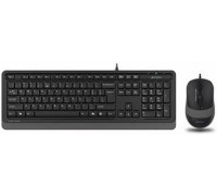 Клавиатура+мышь проводная A4Tech Fstyler F1010 Black/Grey