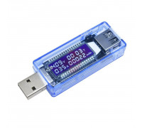 Тестер заряда USB (ток, напряжение, ёмкость) KWS-MX18