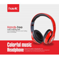 Гарнитура  Bluetooth Havit HV-H2561BT; Red