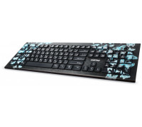 Клавиатура проводная Smartbuy SBK-223U-B-FC; USB; Black