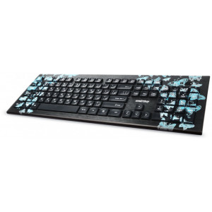 Клавиатура проводная Smartbuy SBK-223U-B-FC; USB; Black