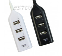 USB разветвители (HUB) HUB USB 2.0; 4 порта Perfeo (HYD-6001H)