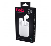 Гарнитура  Bluetooth Perfeo Podz (PF_A4314); White (беспроводные)