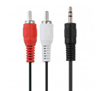 Кабель аудио; 3 м ; Jack 3.5 mm Stereo вилка – 2xRCA вилка; 