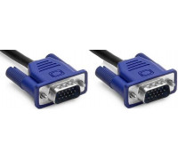 Кабель VGA to VGA; 1.5m; (два фильтра); Black&Blue; (TT705-3.1)