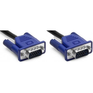 Кабель VGA to VGA; 1.5m; (два фильтра); Black&Blue; (TT705-3.1)