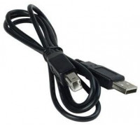Кабель USB 2.0; AM-BM (для принтера, черный); 1.8м
