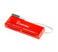 Картридер Smartbuy SBR-717-R; USB 2.0; Red