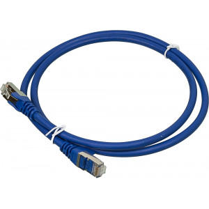 Кабель Patch-кабель RJ-45 кат. 5e; экранированый, 2,0 м (синий)