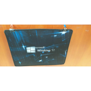 Коврик WIN10; ткань + резиновая основа; 245 x 320x3 мм