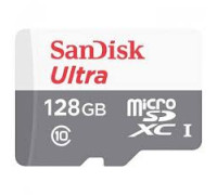 Карта памяти micro SDXC 128Gb SanDisk Ultra (SDSQUNS-128G-GN6MN); Class 10; SD-adapter