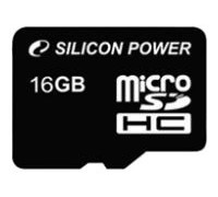 Карта памяти micro SDHC 16Gb Silicon Power; Class 4; No adapter (SP016GBSTH004V10)
