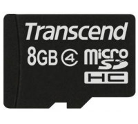Карта памяти micro SDНС 8Gb Transcend; Class 4; No adapter (TS8GUSDC4)