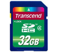 Карта памяти SDHC 32Gb Transcend