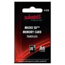 Карта памяти micro SDHC 4Gb TakeMS; Class 4