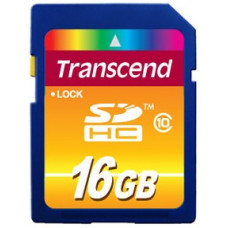 Карта памяти SDHC 16Gb Transcend TS16GSDHC10