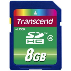 Карта памяти SDHC 8Gb Transend TS8GSDHC4; Class 4