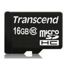 Карта памяти micro SDHC 16Gb Transcend (TS16GUSDHC10); Class 10; No adapter