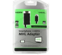 Скороварка Переходник MHL Adapter; micro USB to HDMI; Smartphone-HDTV; 1.8m; Black