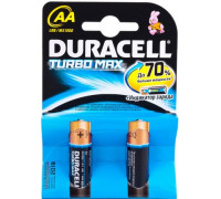 Батарейка Duracell LR06; Turbo Max +70%;Типоразмер AA (с индикатором заряда)