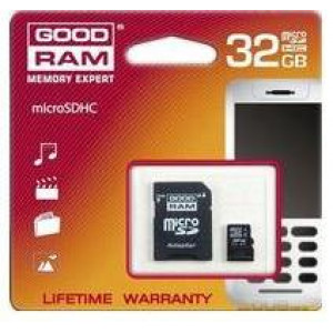 Карта памяти micro SDHC 32Gb GoodRam (SDU32GHCAGRR10)