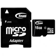 Карта памяти micro SDHC 16Gb Team (TUSDH16GCL403)