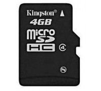 Карта памяти micro SDHC 4Gb Kingston (SDC4/4GBSP)