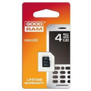 Карта памяти micro SDHC 4Gb GoodRam (SDU4GHCGRR10)
