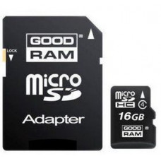 Карта памяти micro SDHC 16Gb GoodRam (SDU16GHCAGRR10)