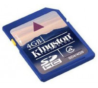Карта памяти SDHC 4Gb Kingston (SD4/4GB)