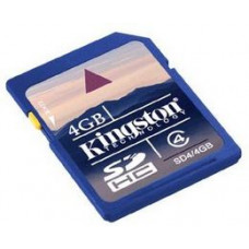 Карта памяти SDHC 4Gb Kingston (SD4/4GB)