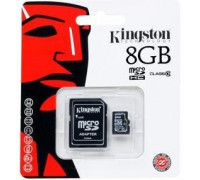 Карта памяти micro SDHC 8Gb Kingston (SDC10/8GB)