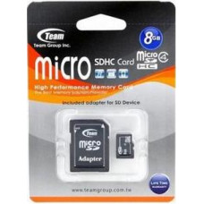 Карта памяти micro SDHC 8Gb Team (TUSDH8GCL403)