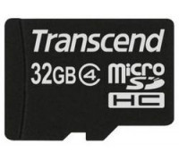 Карта памяти micro SDHC 32Gb Transcend (TS32GUSDC4); Class4; No adapter