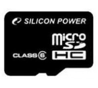Карта памяти micro SDHC 32Gb Silicon Power; Class 6; No adapter (SP032GBSTH006V10)
